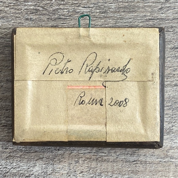 Hand Painted Rome Piazza San Pietro - Picture 3 of 5